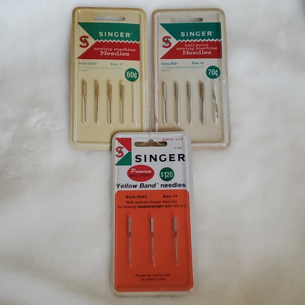 Vintage Bundle Singer sewing machine Needles